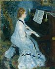 Woman at the Piano by Pierre Auguste Renoir